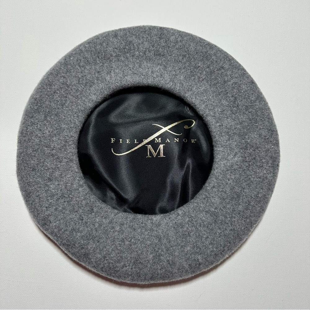 Field Manor 100% Wool Beret, Fully Lined, Classic Parisian or Basque Style - Picture 4 of 4